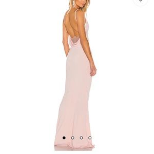 Navy blue Katie May gown.